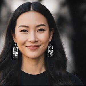 Cool Playing Card Clubs Earrings